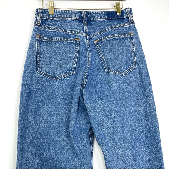 Abercrombie & Fitch Curve Love High Rise Loose Jean Medium Size 27 Size 4 Long - Picture 6 of 12